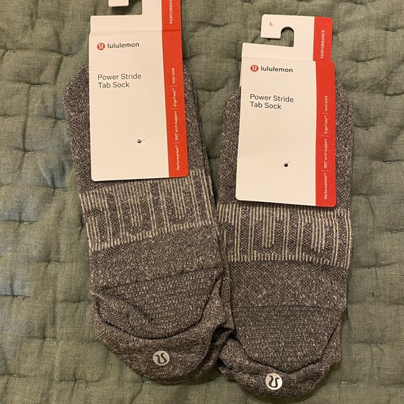 Lululemon power stride tab socks lot of 2!